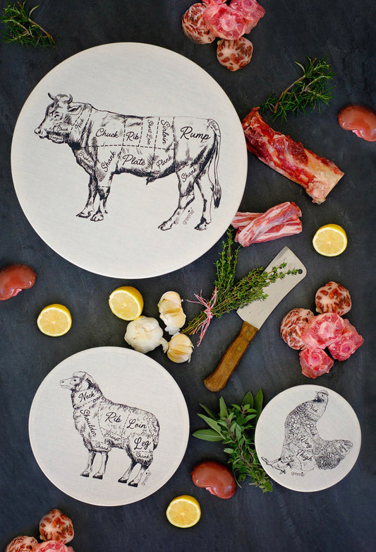 Nose to Tail Range Food Covers - Set of 3