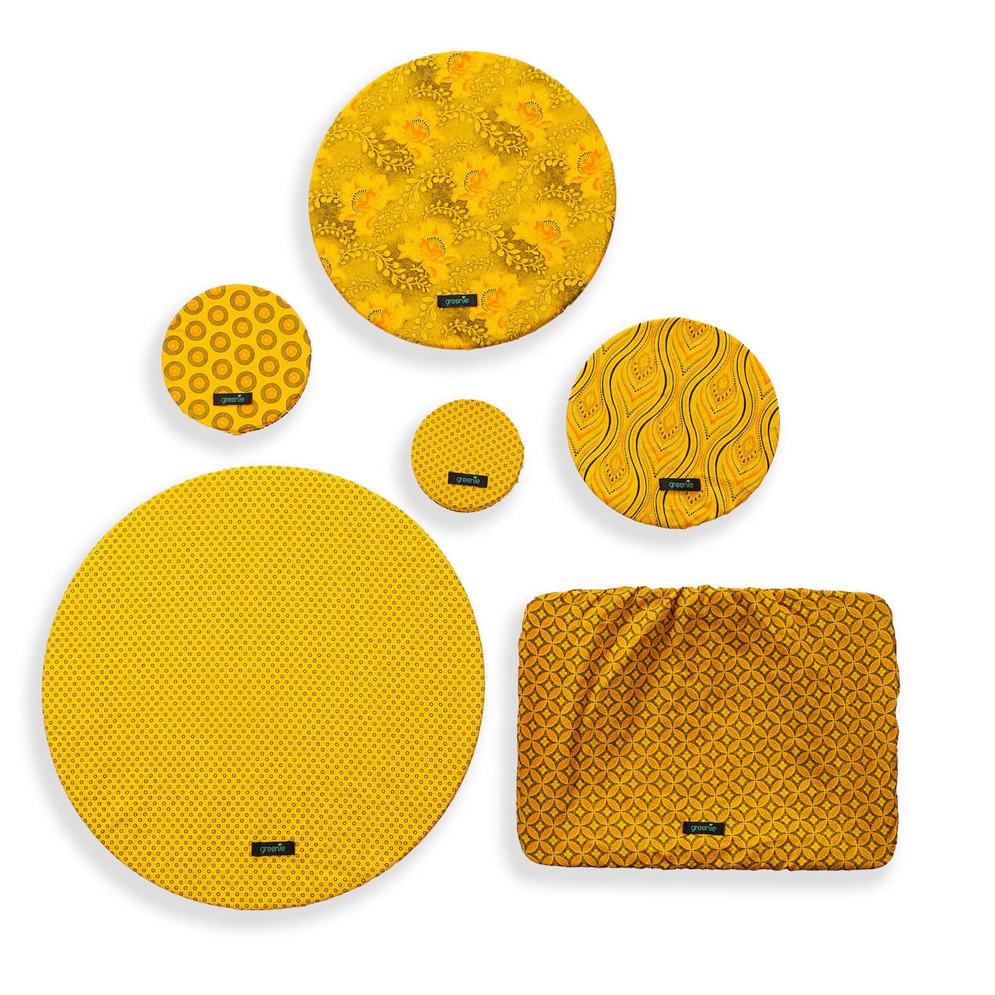 Shweshwe Food Covers - Set of 6