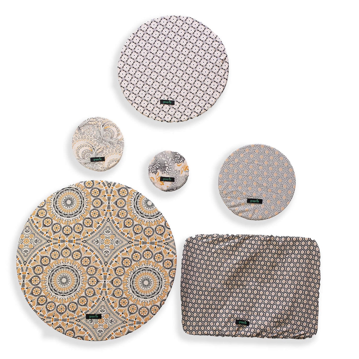 Shweshwe Food Covers - Set of 6