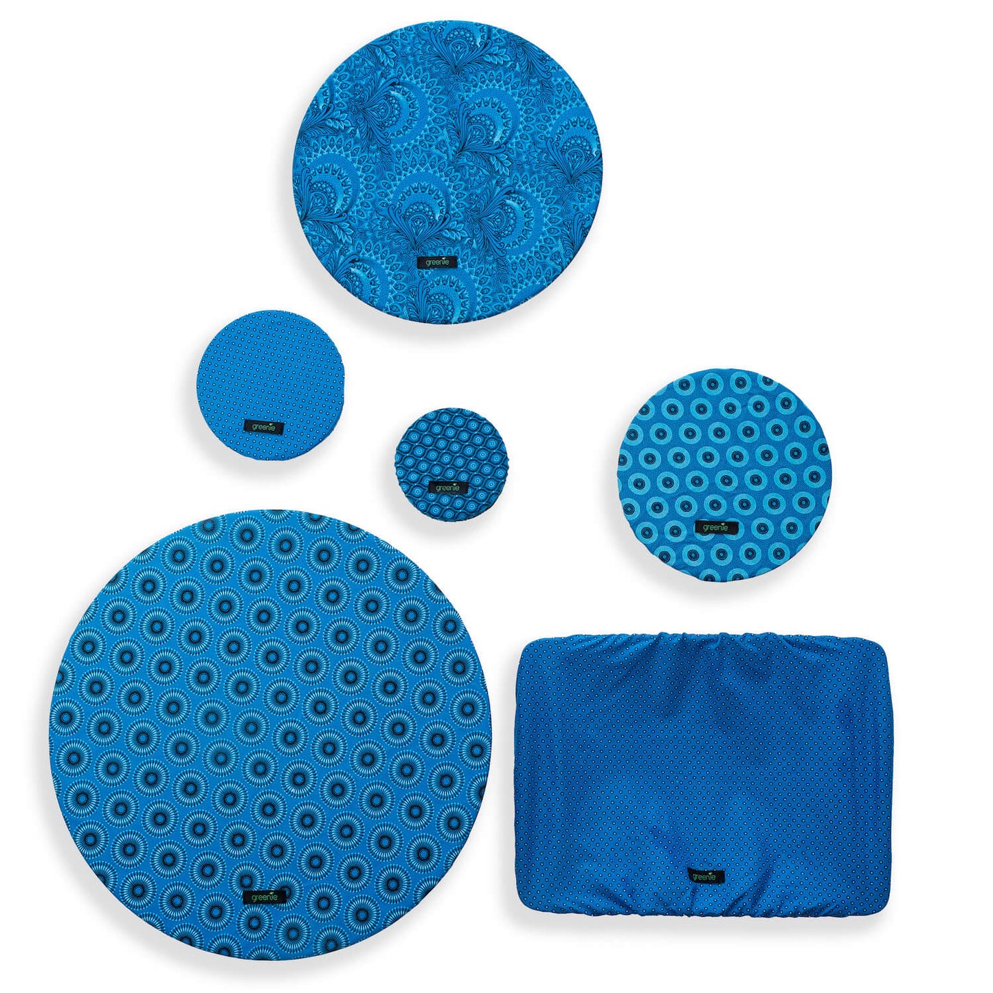 Shweshwe Food Covers - Set of 6