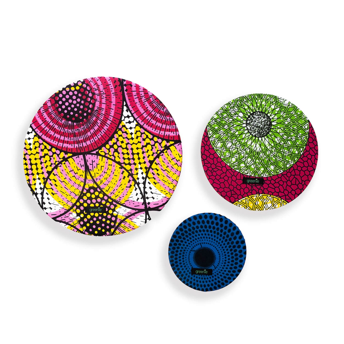 African Island Food Covers - Set of 3